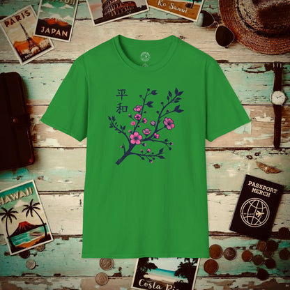 Sakura Serenity, Japan T-Shirt Irish Green / S