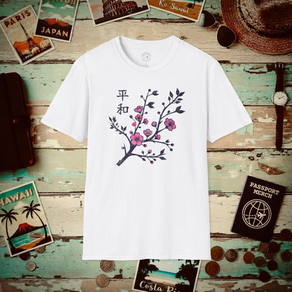 Sakura Serenity, Japan T-Shirt White / S