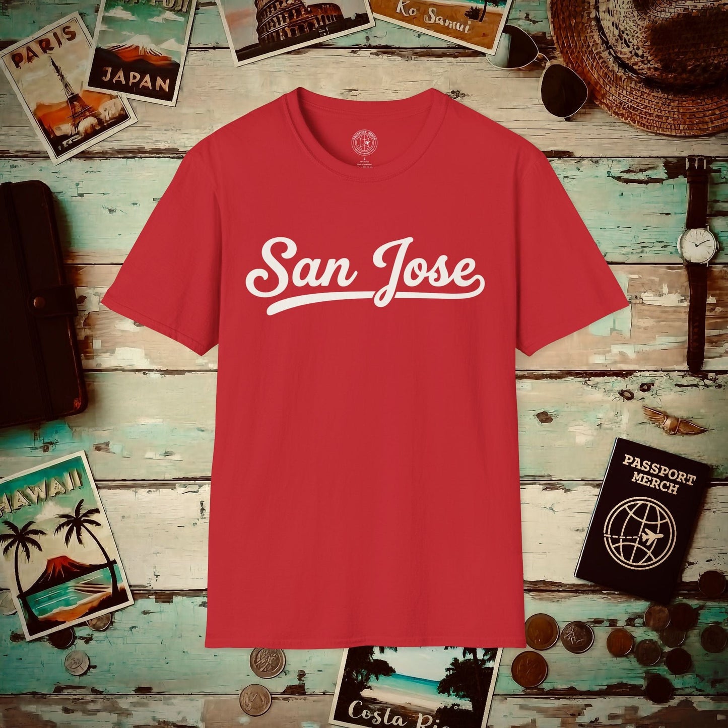 San Jose, California (League Series) T-Shirt Red / S