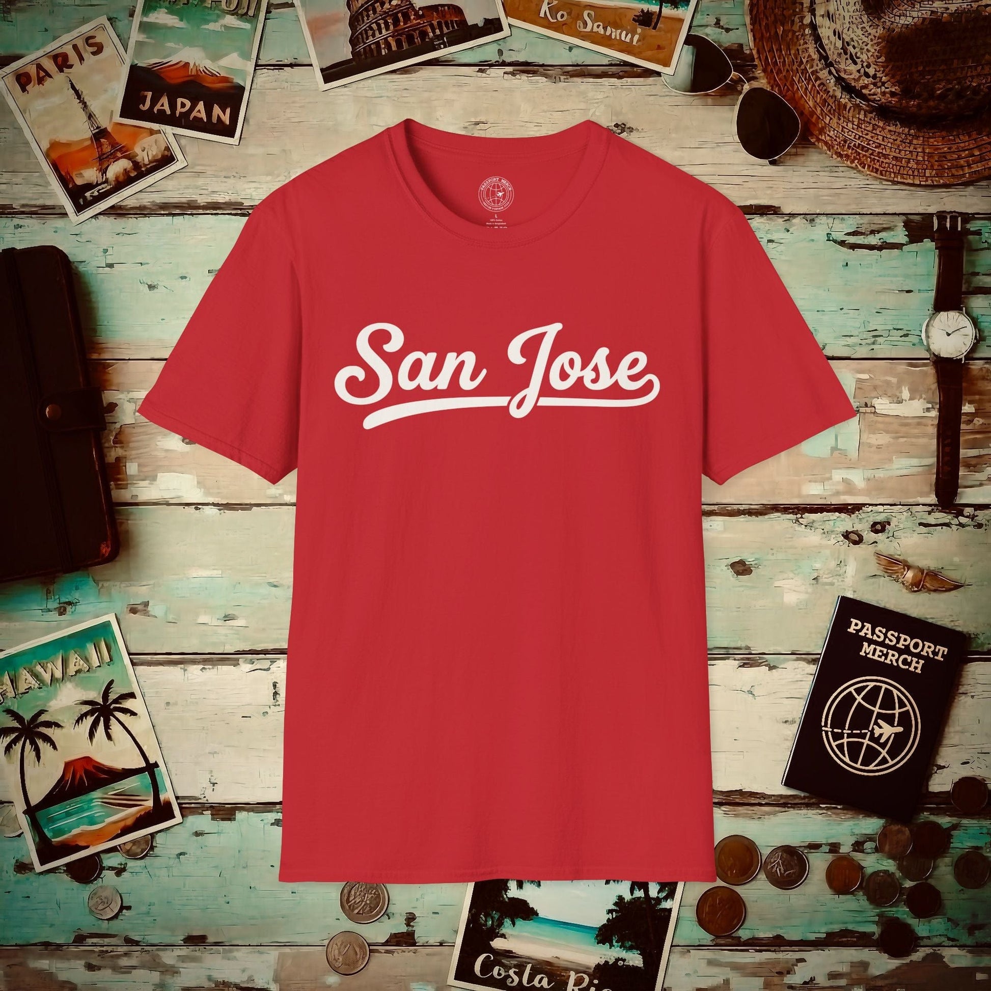 San Jose, California (League Series) T-Shirt Red / S