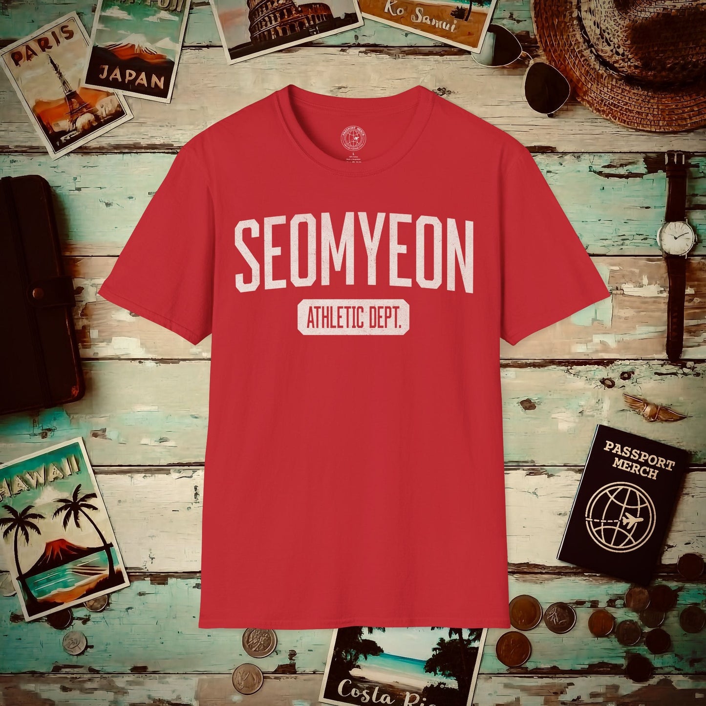 Seomyeon Athletic Dept. Korea T-Shirt Red / S