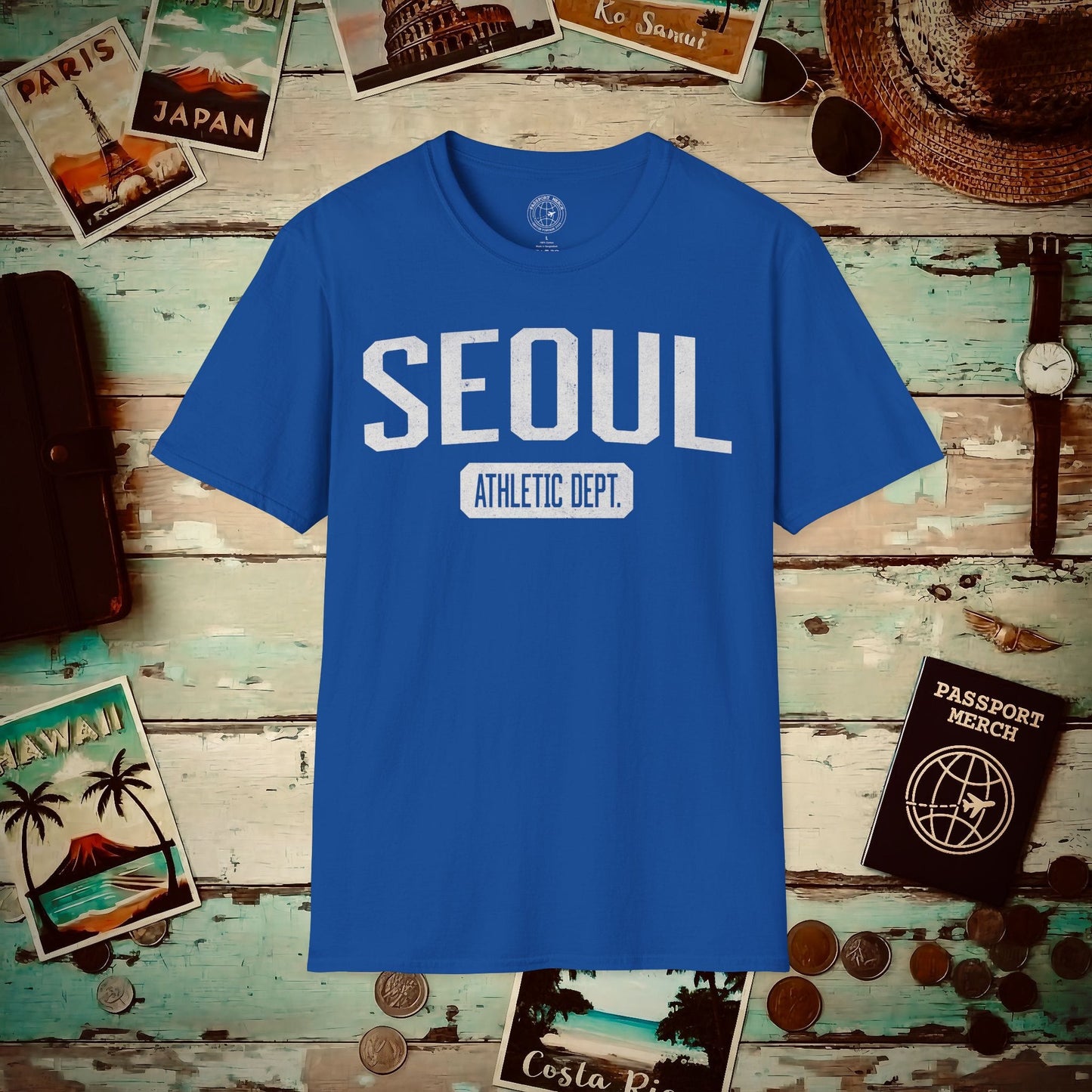 Seoul Athletic Dept. Korea T-Shirt Royal / S