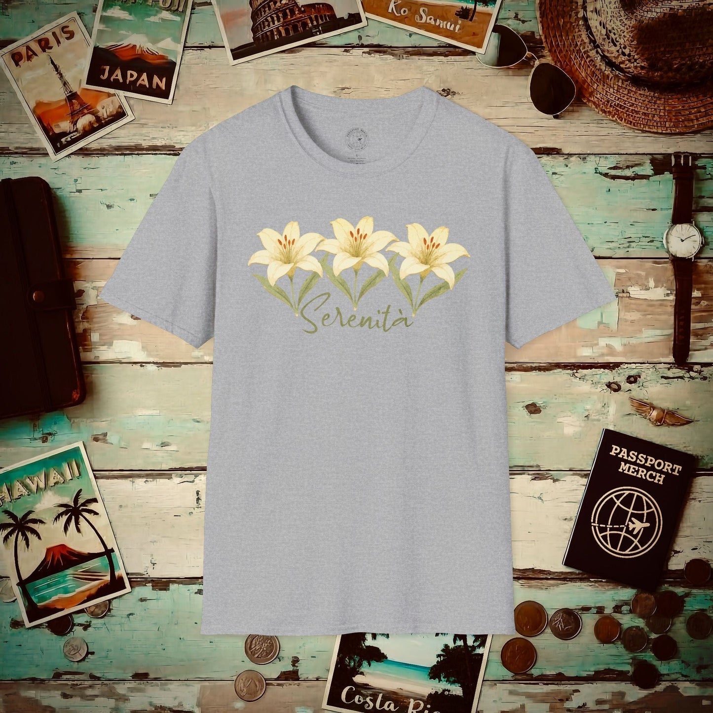 Serenita Watercolor Lily, Italy Sport Grey / S