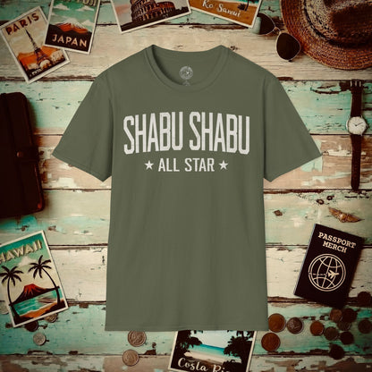 Shabu Shabu All Star, Japan T-Shirt Military Green / S