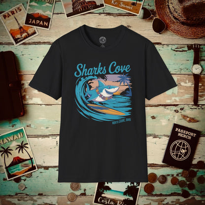 Sharks Cove Oahu, Hawaii T-Shirt Black / S