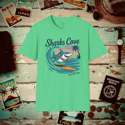 Sharks Cove Oahu, Hawaii T-Shirt Heather Irish Green / S