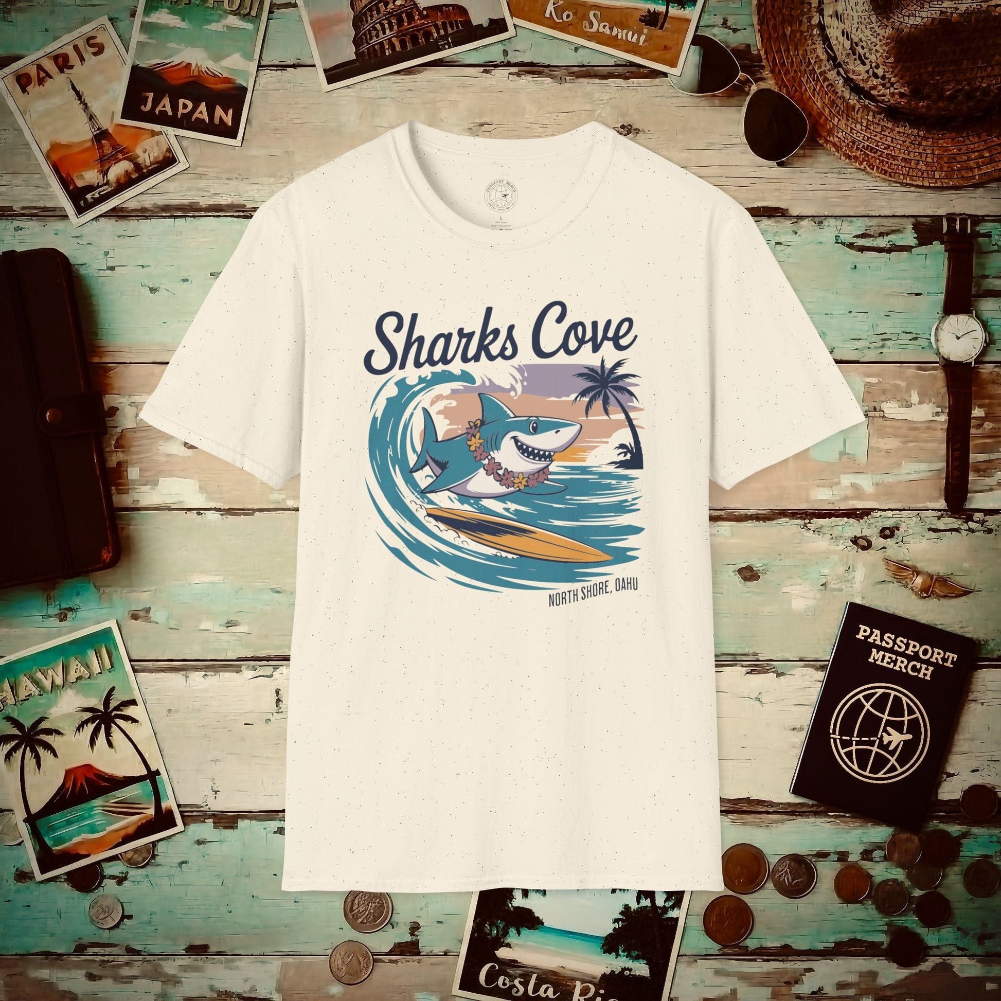 Sharks Cove Oahu, Hawaii T-Shirt Natural / S
