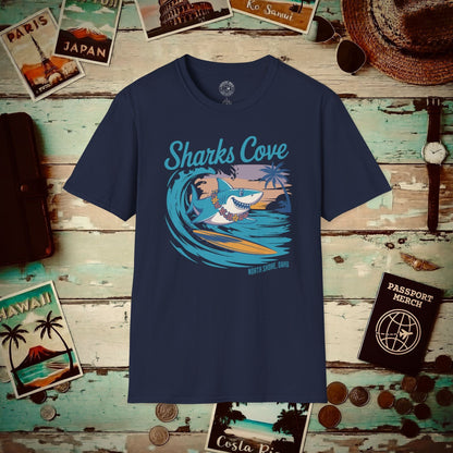 Sharks Cove Oahu, Hawaii T-Shirt Navy / S