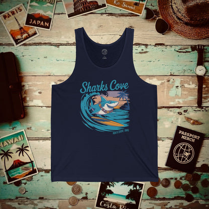 Sharks Cove Oahu, Hawaii Tank Top Navy / XS