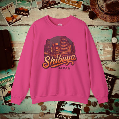Shibuya, Japan - 80's Vintage Crewneck Heliconia / S
