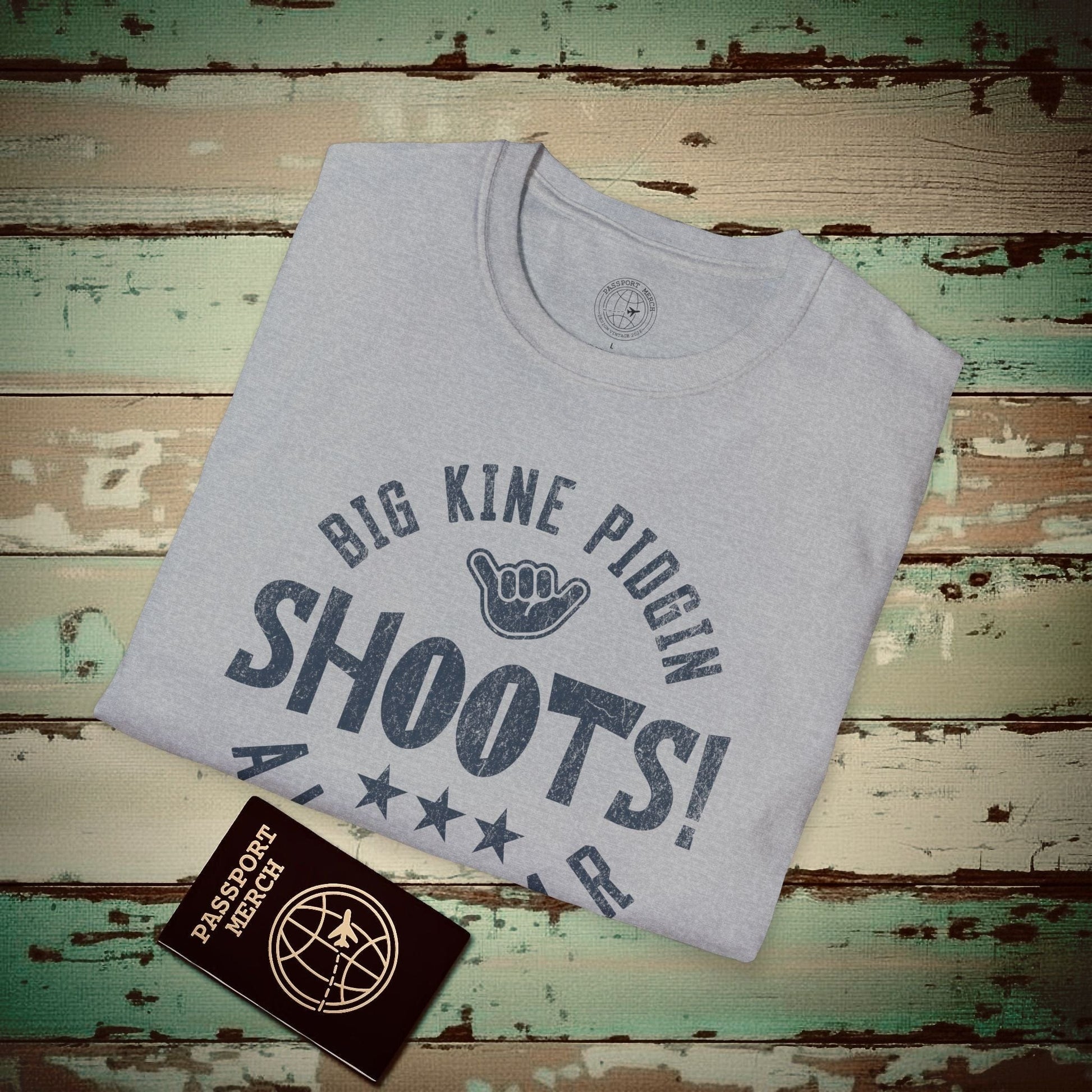 Shoots! (Pidgin All Star), Hawaii T-Shirt Sport Grey / S