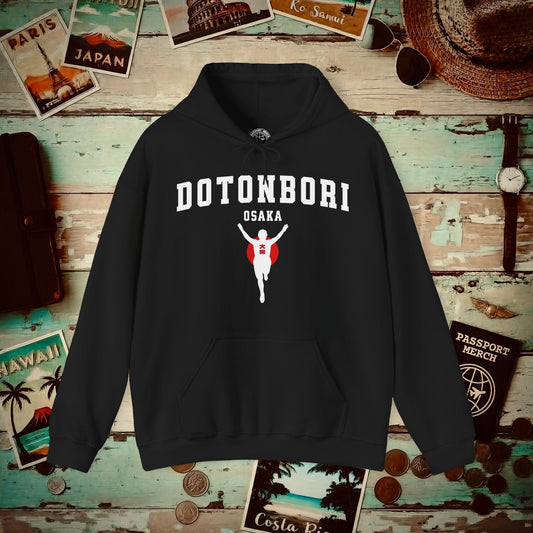 Signs of Wanderlust, Dotonbori, Osaka, Japan Hoodie Black / S