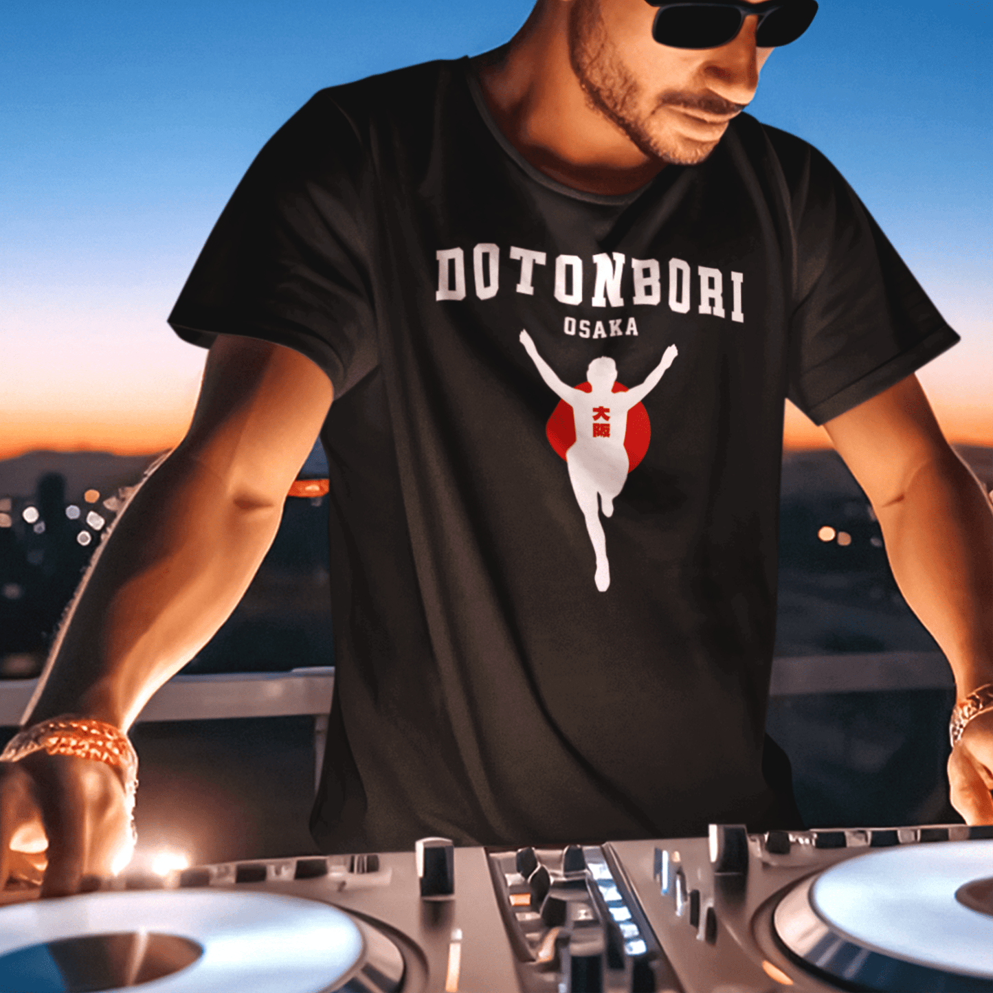 Signs of Wanderlust, Dotonbori, Osaka, Japan T-Shirt Black / S