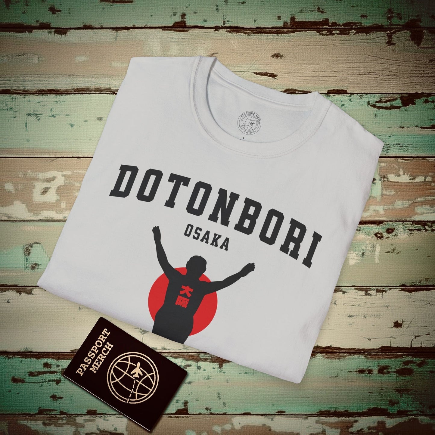 Signs of Wanderlust, Dotonbori, Osaka, Japan T-Shirt Ice Grey / S
