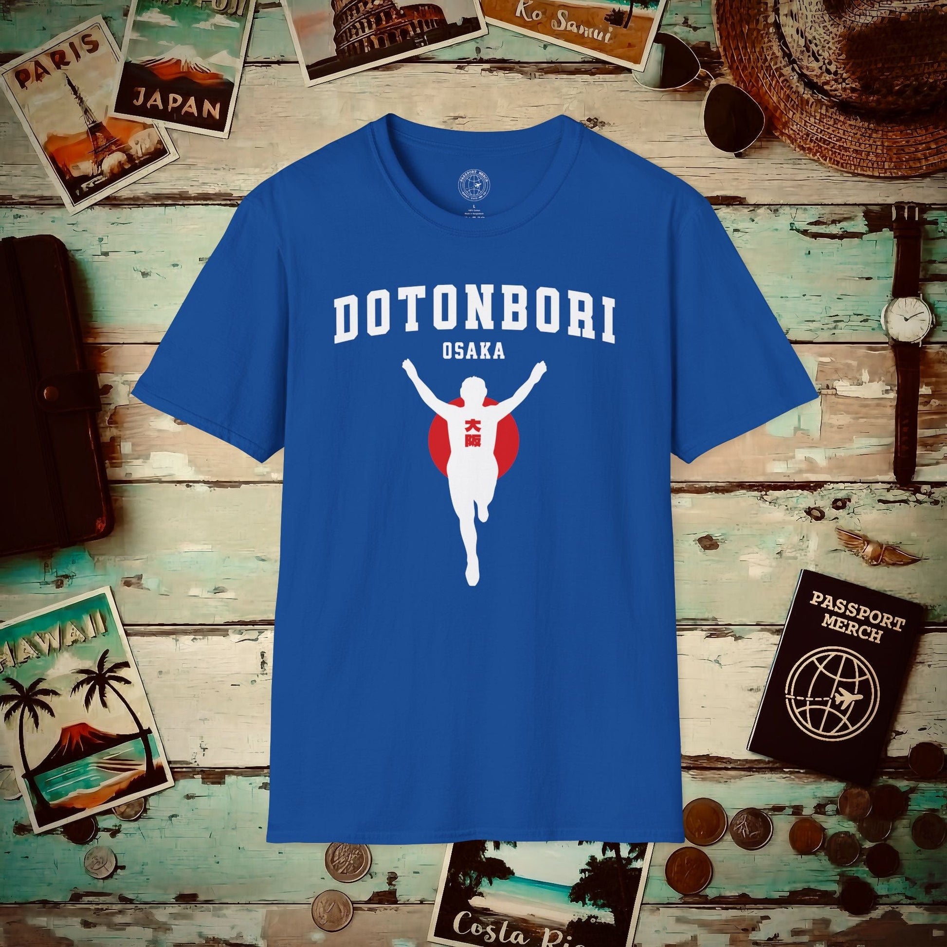 Signs of Wanderlust, Dotonbori, Osaka, Japan T-Shirt Royal / S
