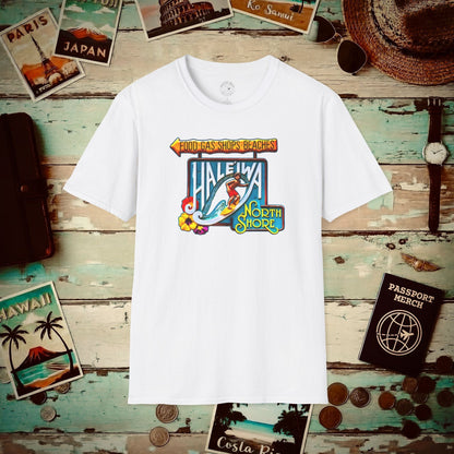 Signs of Wanderlust, Hale'iwa (North) Oahu, Hawaii T-Shirt White / S
