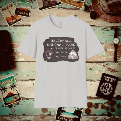 Signs of Wanderlust, Haleakala, Maui, Hawaii T-Shirt Ice Grey / S