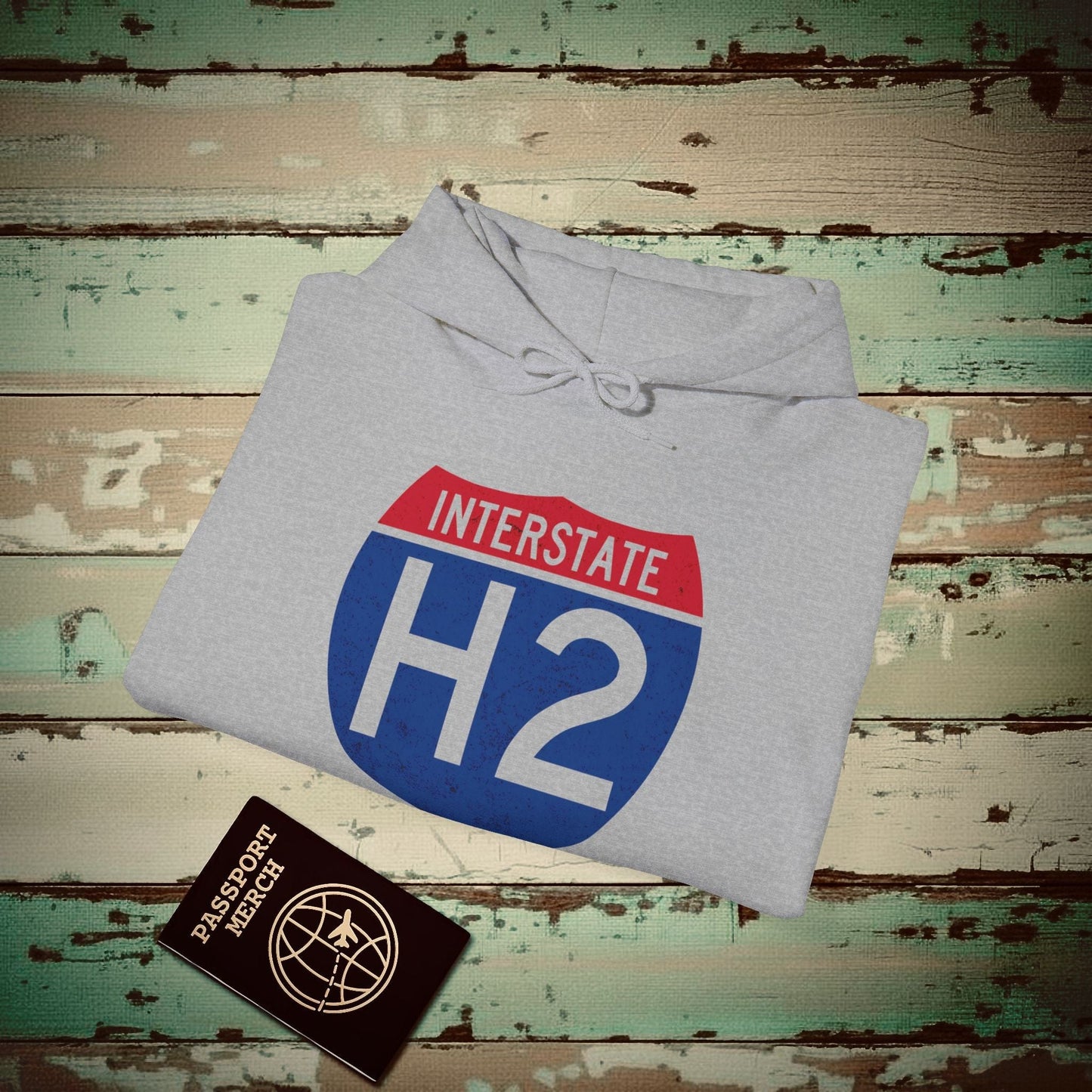 Signs of Wanderlust, Interstate H2, Hawaii Hoodie Sport Grey / S