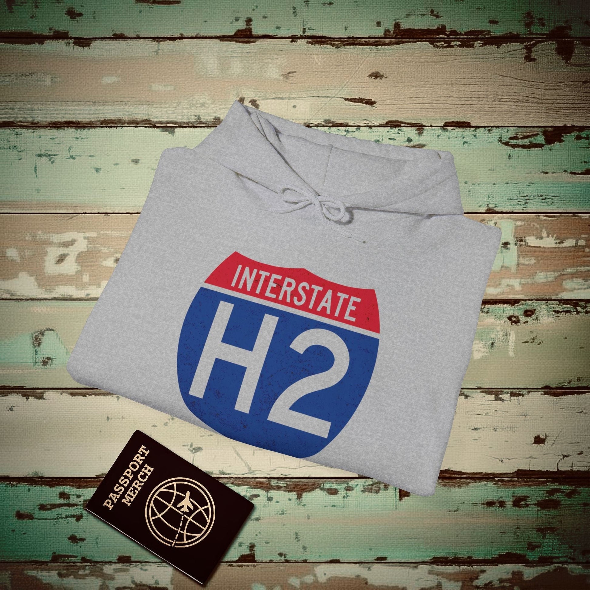 Signs of Wanderlust, Interstate H2, Hawaii Hoodie Sport Grey / S