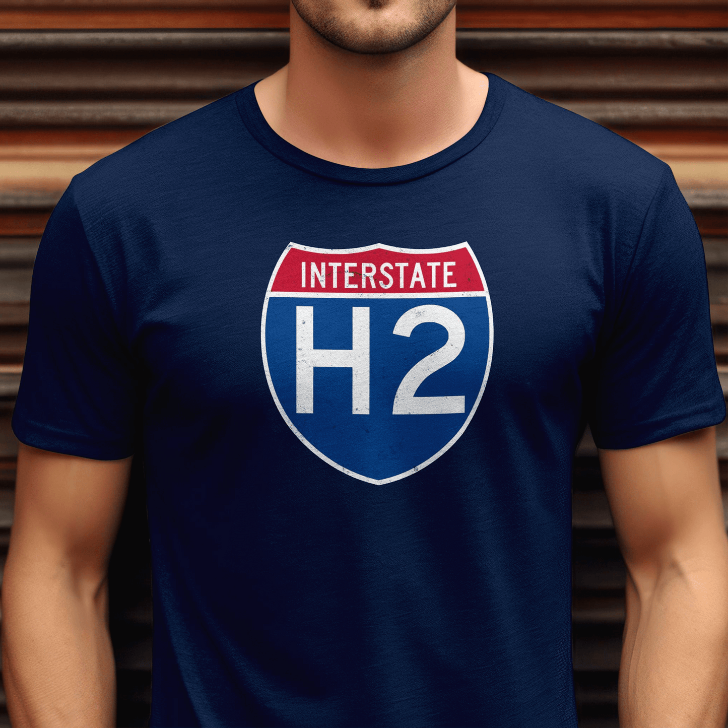 Signs of Wanderlust, Interstate H2, Hawaii T-Shirt Navy / S