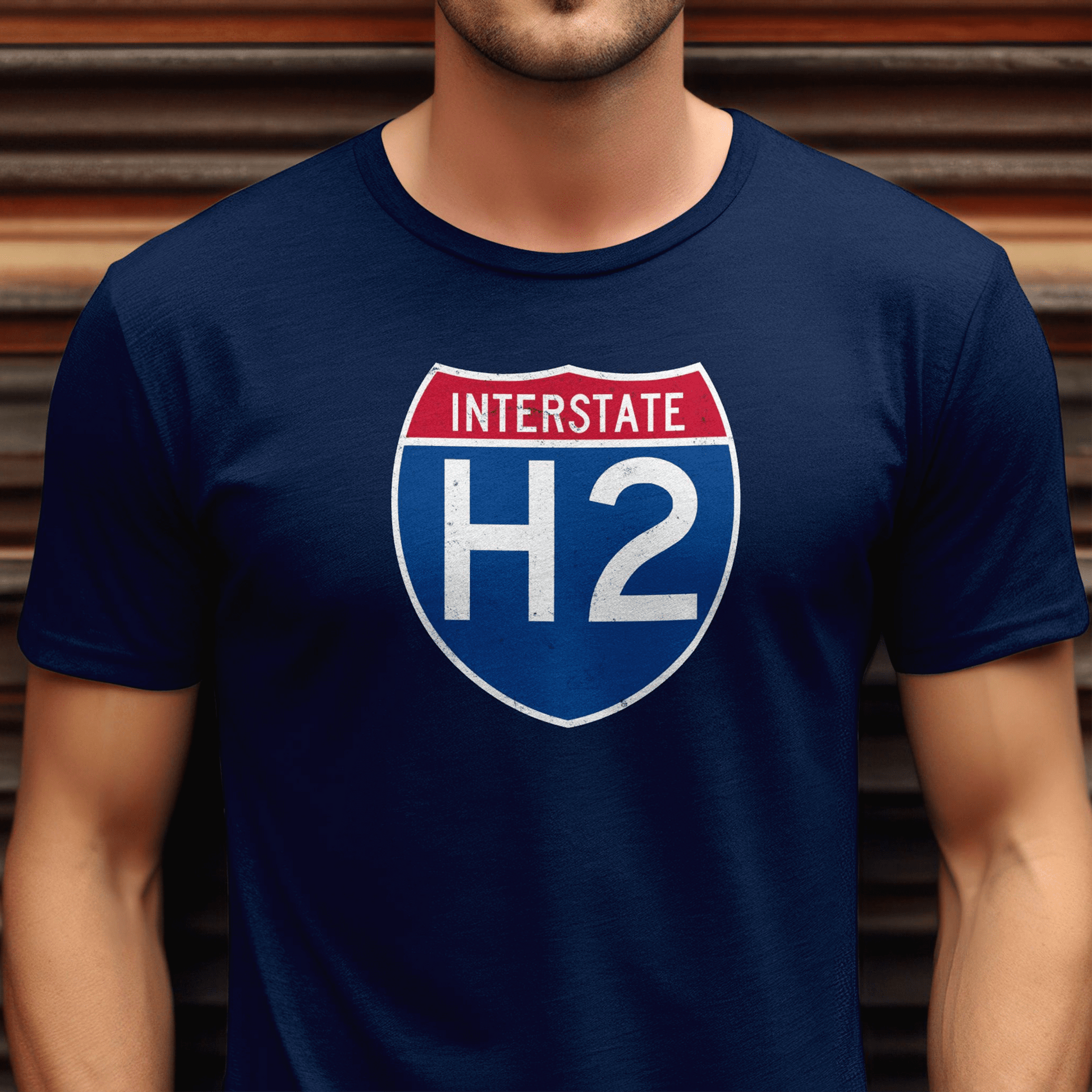 Signs of Wanderlust, Interstate H2, Hawaii T-Shirt Navy / S