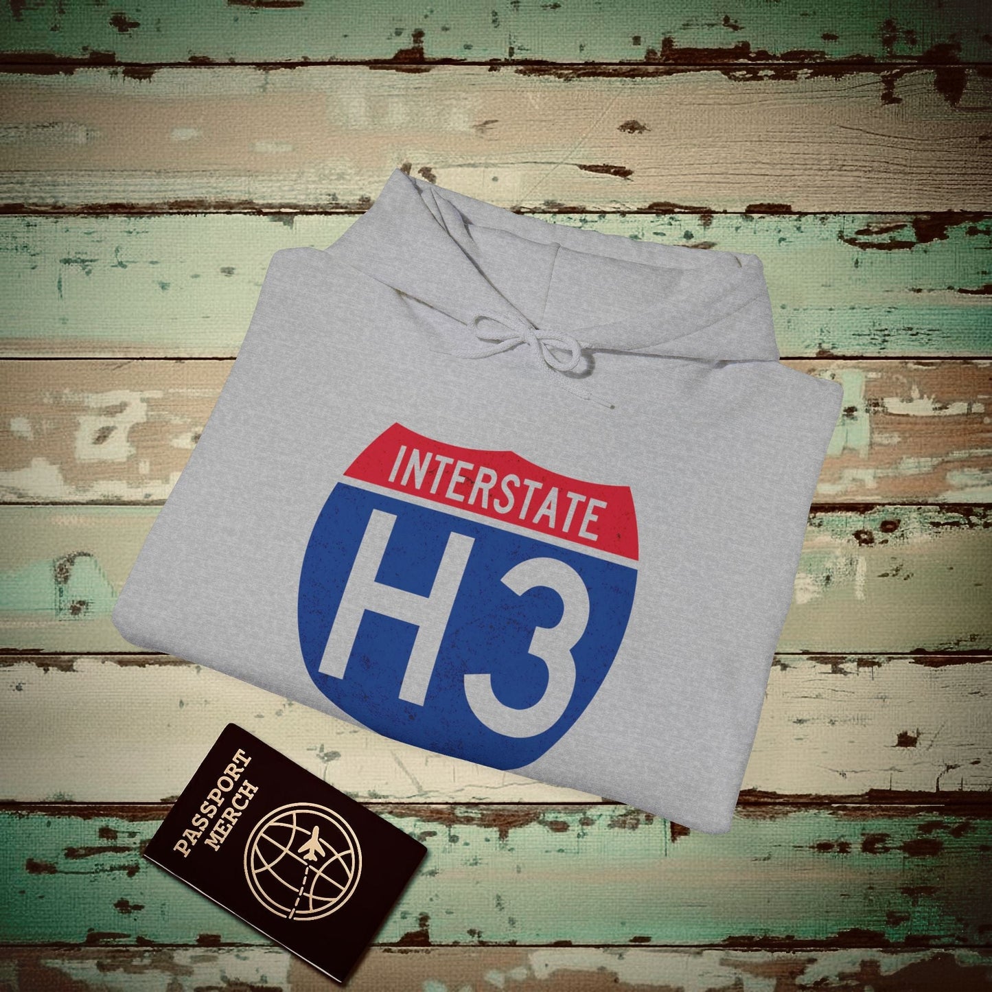 Signs of Wanderlust, Interstate H3, Hawaii Hoodie Sport Grey / S
