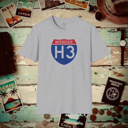 Signs of Wanderlust, Interstate H3, Hawaii T-Shirt Sport Grey / S