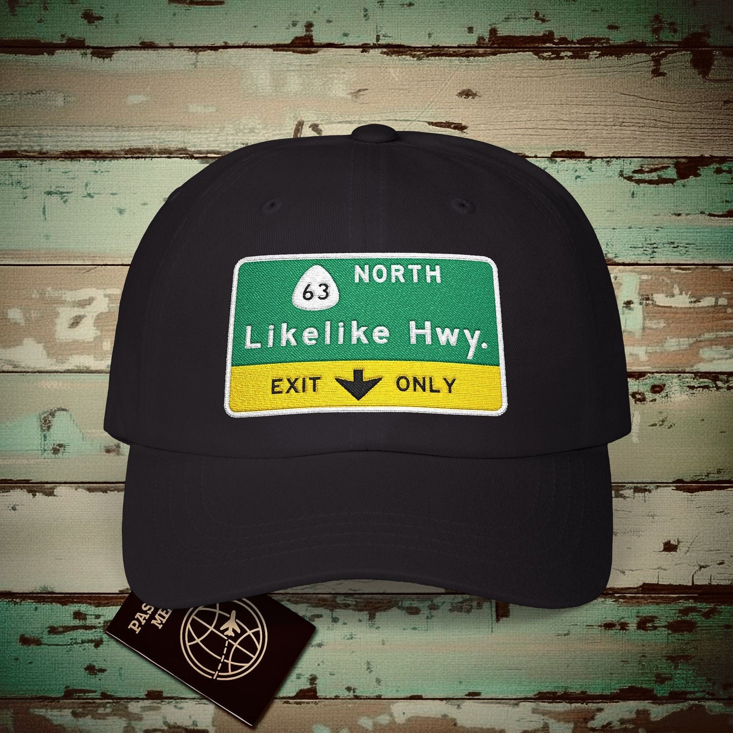 Signs of Wanderlust, Likelike Highway, Exit Only, Hawaii Hat Black / One size
