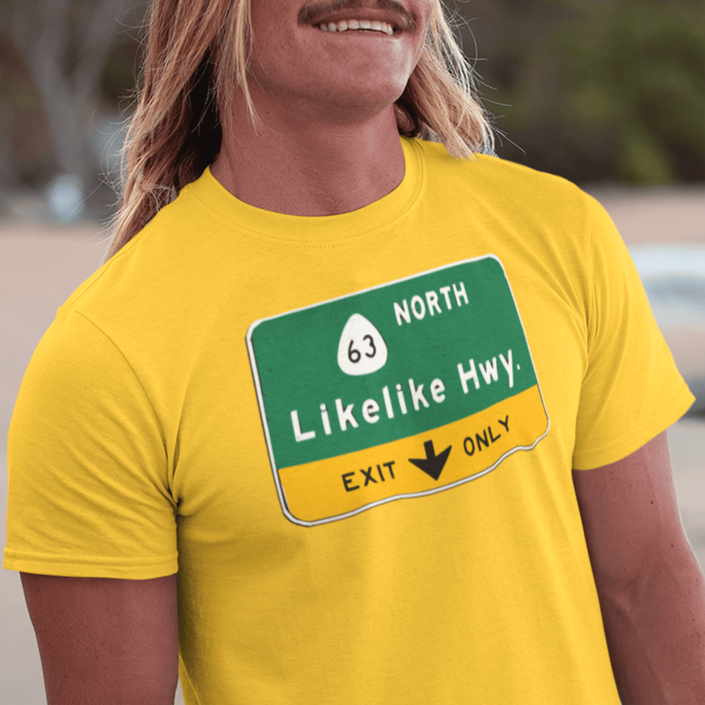 Signs of Wanderlust, Likelike Highway, Exit Only, Hawaii T-Shirt Daisy / S