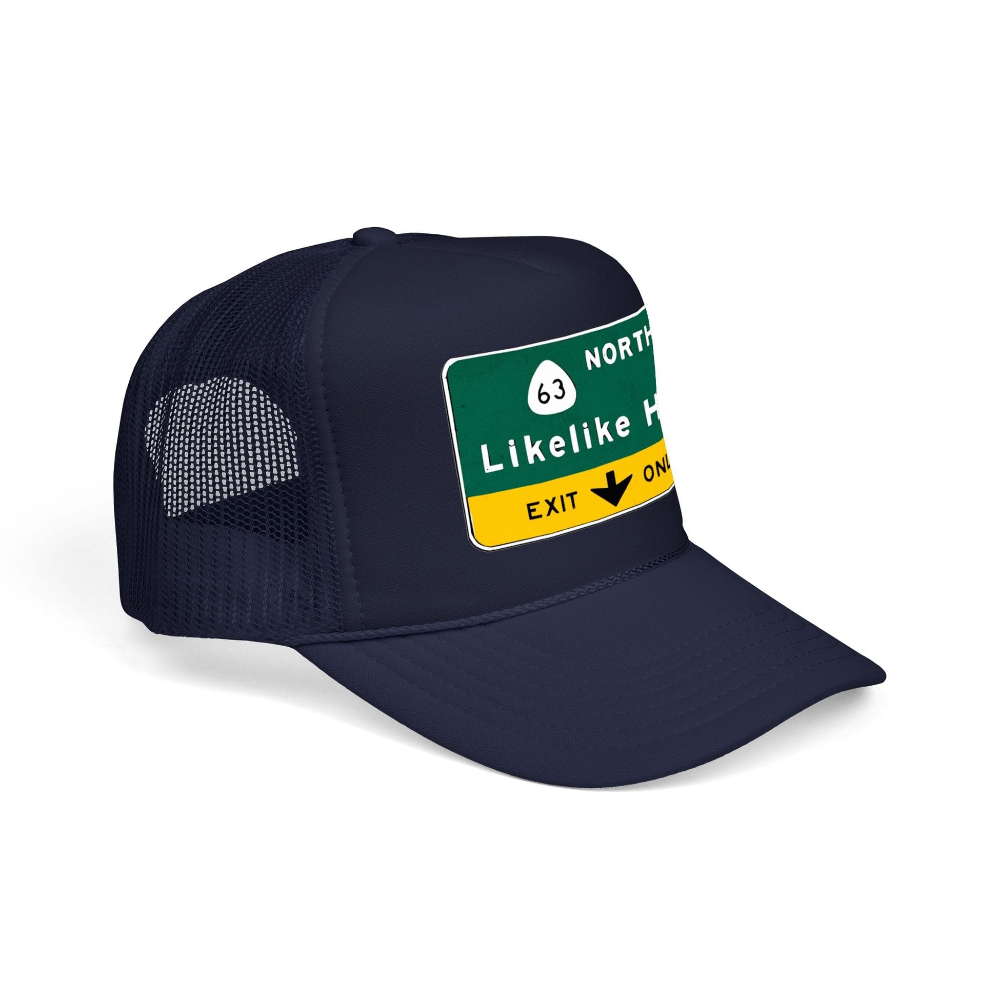 Signs of Wanderlust, Likelike Highway, Exit Only, Hawaii Trucker Hat