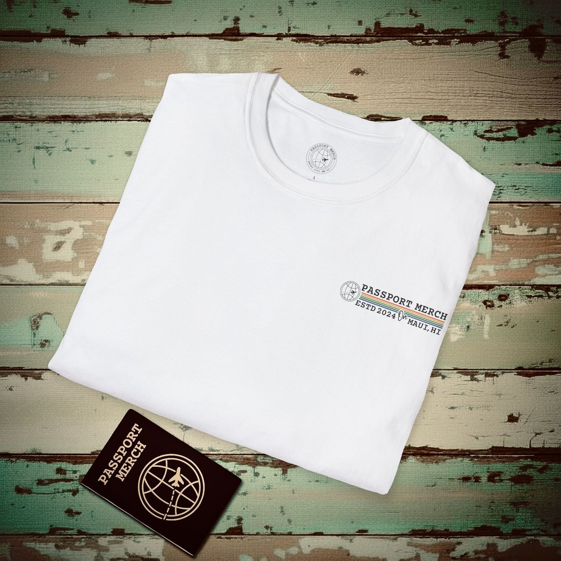 Signs of Wanderlust, Pearl City/Waimalu Exit 10, Hawaii Back Print T-Shirt