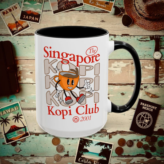 Singapore Kopi Club 15oz Mug Black / 15oz