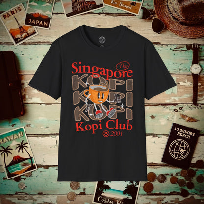 Singapore Kopi Club T-Shirt Black / S