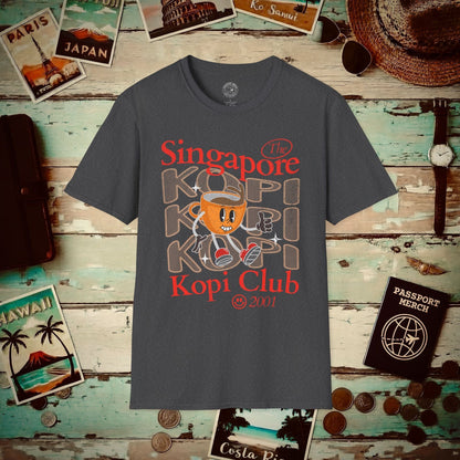Singapore Kopi Club T-Shirt Dark Heather / S