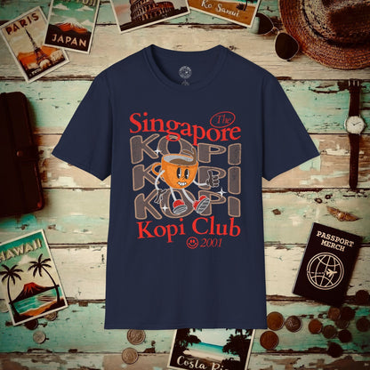 Singapore Kopi Club T-Shirt Navy / S