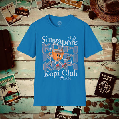 Singapore Kopi Club T-Shirt Sapphire / S