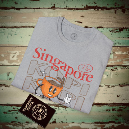 Singapore Kopi Club T-Shirt Sport Grey / S