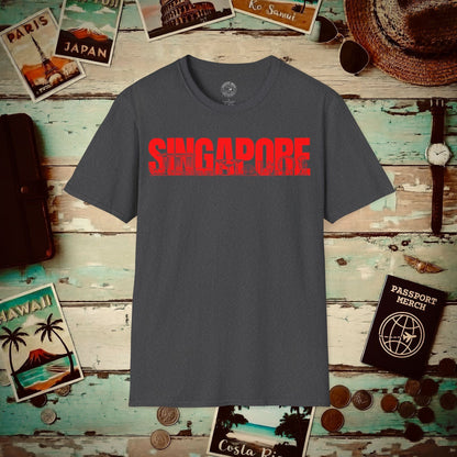 Singapore Monochrome Memories T-Shirt Dark Heather / S