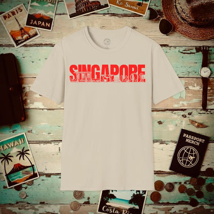 Singapore Monochrome Memories T-Shirt Sand / S