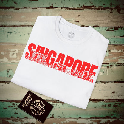 Singapore Monochrome Memories T-Shirt White / S
