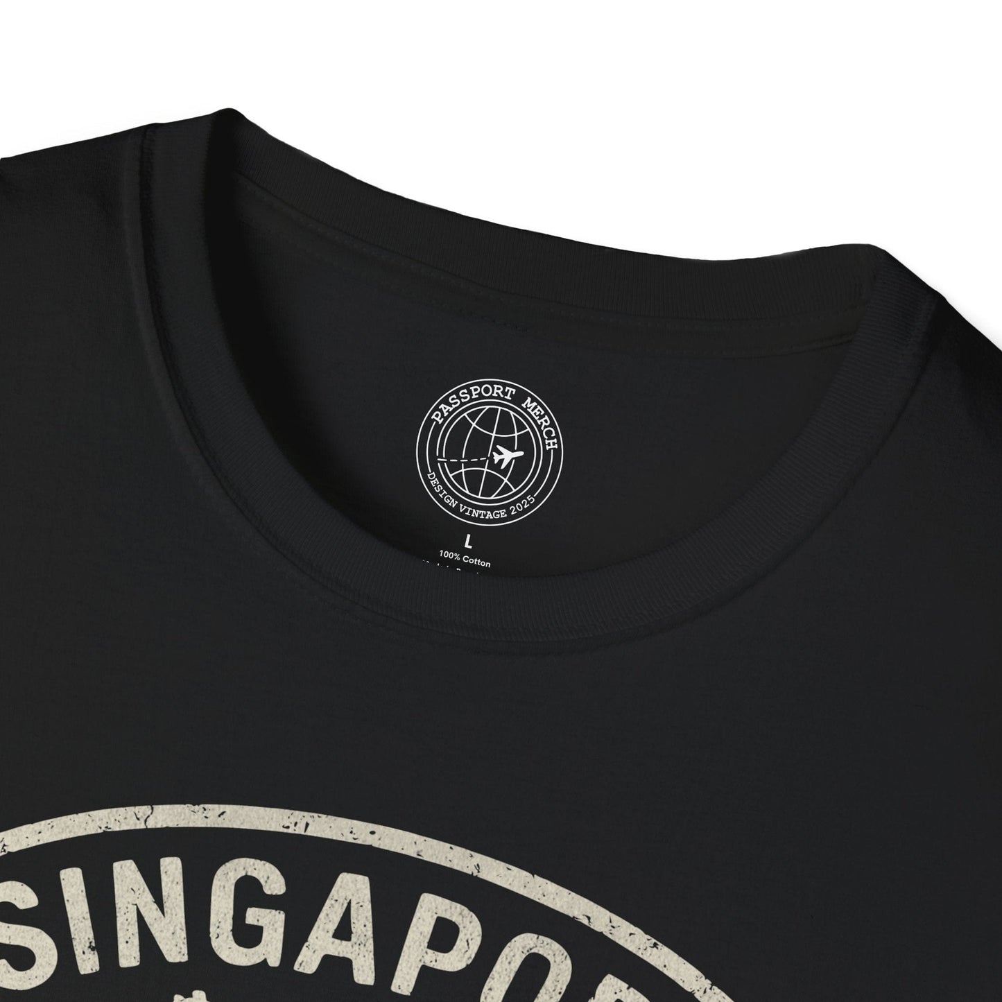 Singapore - Vintage Passport Stamp T-Shirt