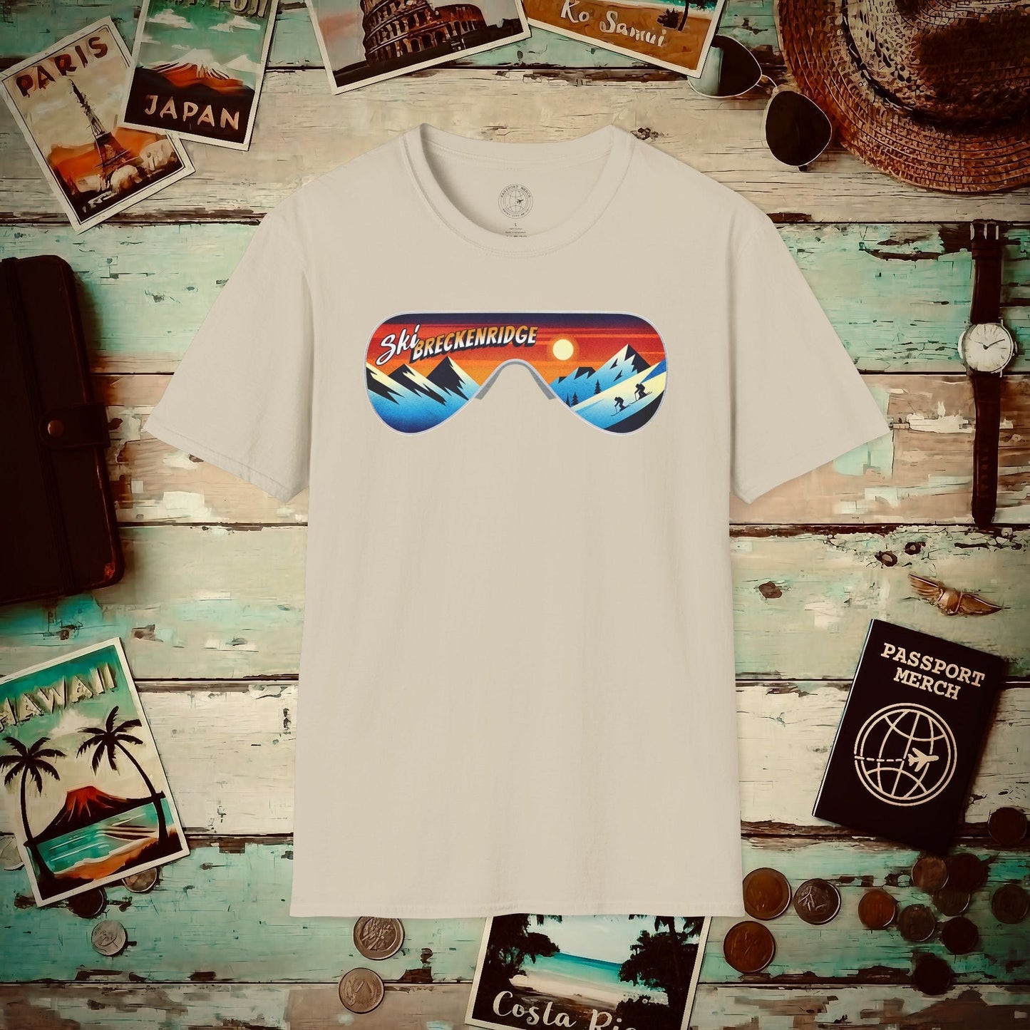 Ski Breckenridge Colorado T-Shirt Sand / S