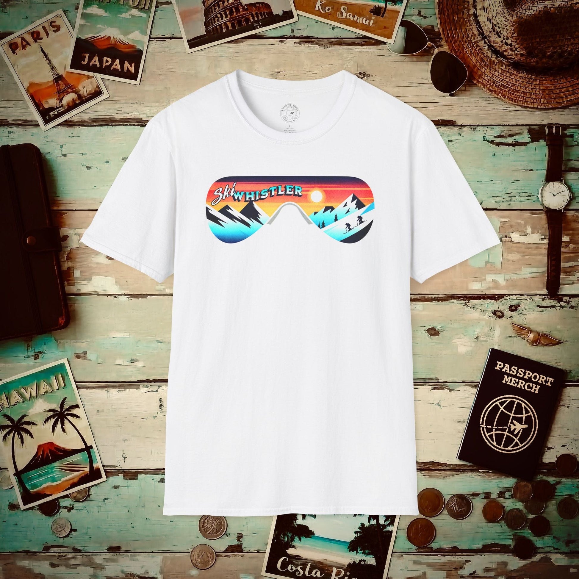 Ski Whistler Canada T-Shirt White / S