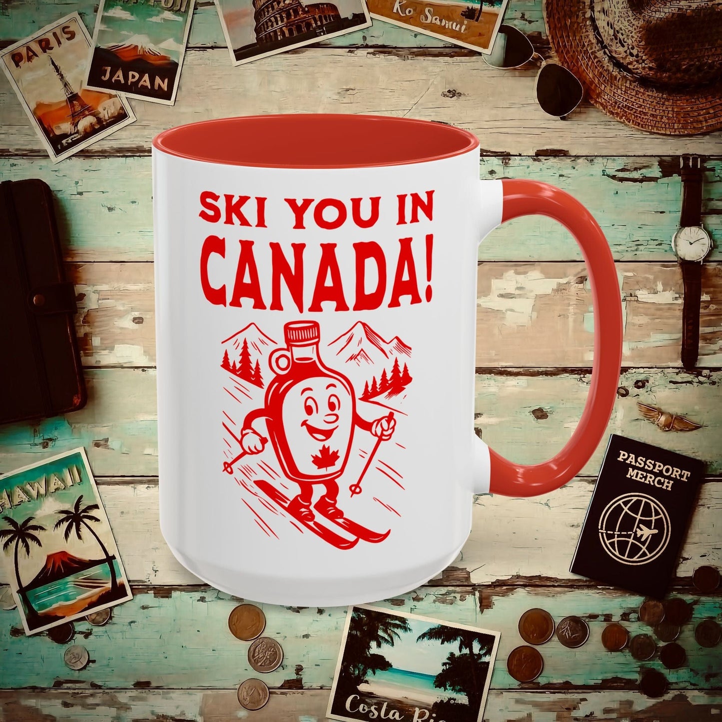 Ski You In Canada! 15oz Mug Red / 15oz