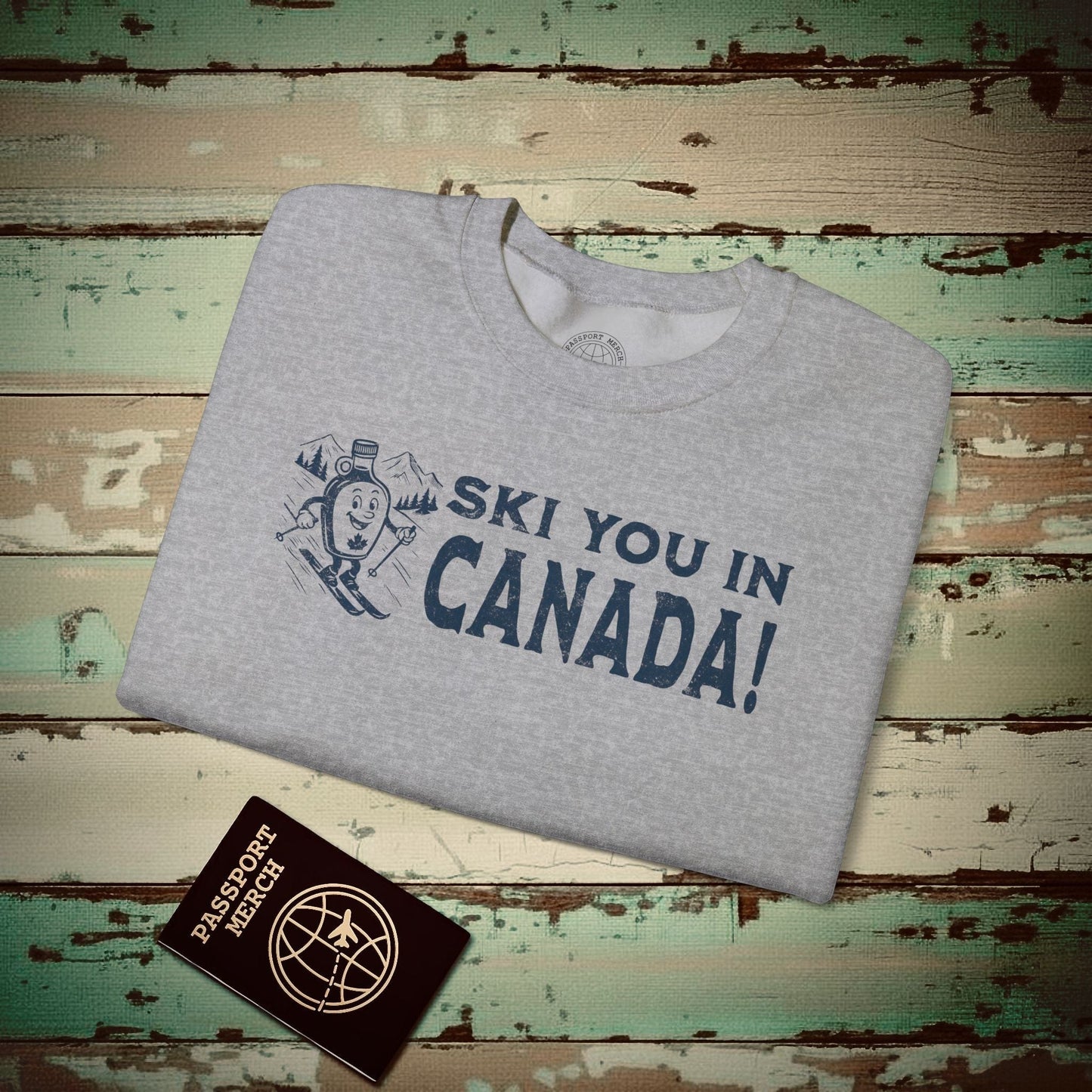 Ski You In Canada! Crewneck Sport Grey / S