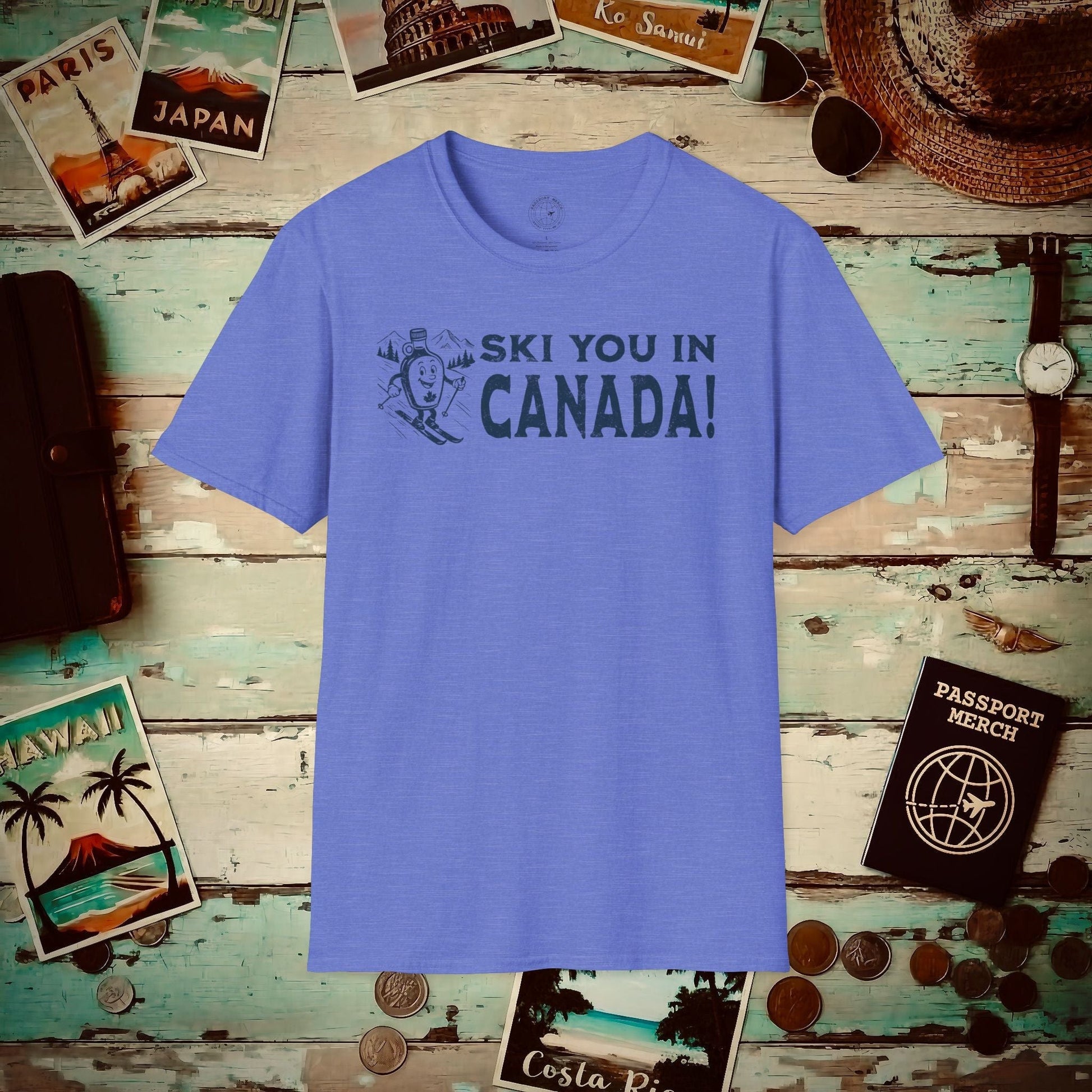 Ski You In Canada! T-Shirt Heather Royal / S