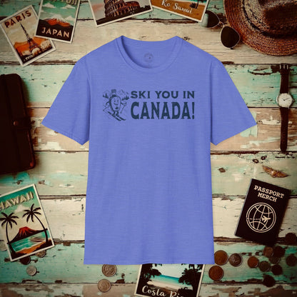 Ski You In Canada! T-Shirt Heather Royal / S