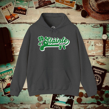 Sláinte, Ireland Hoodie Dark Heather / S