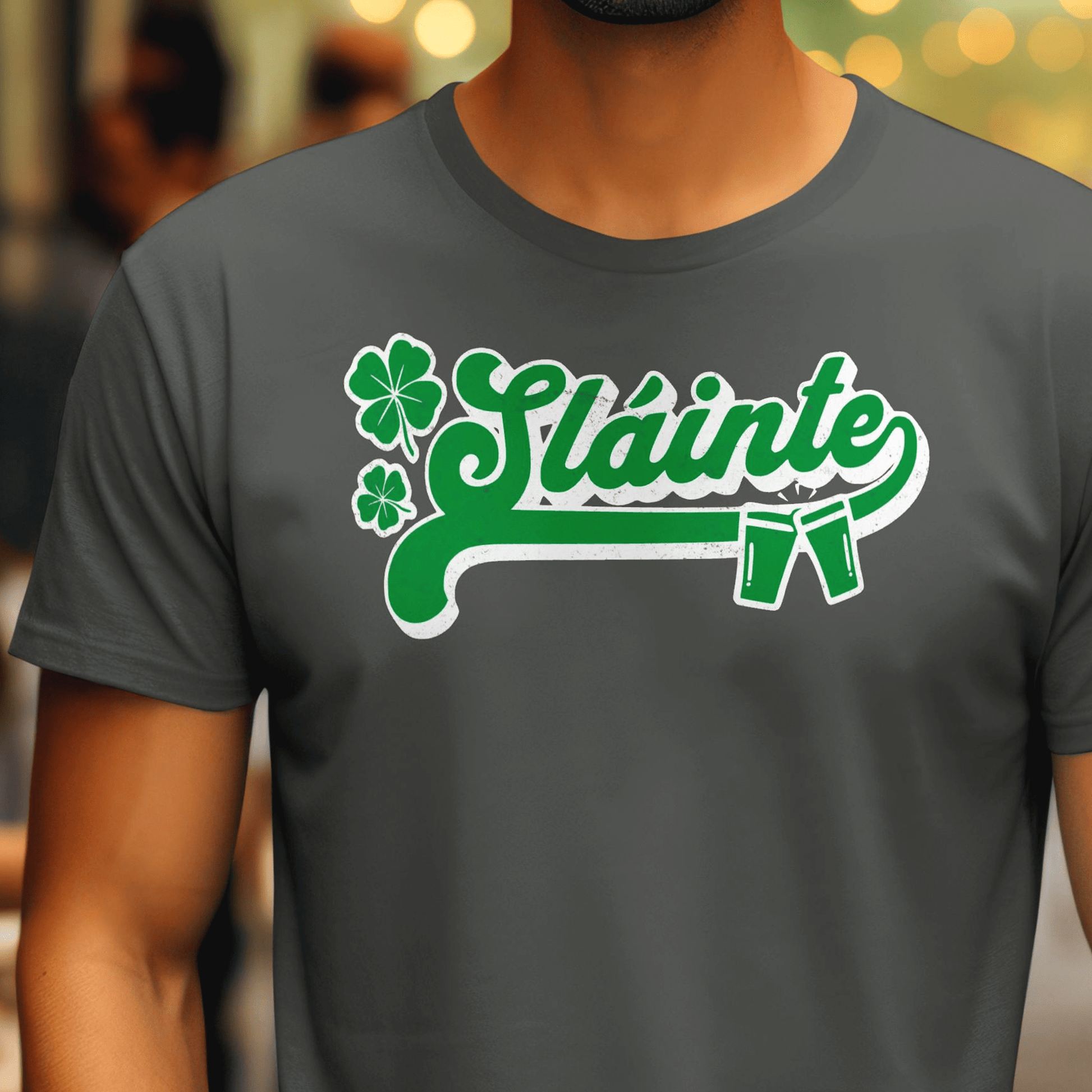 Sláinte, Ireland T-Shirt Charcoal / S