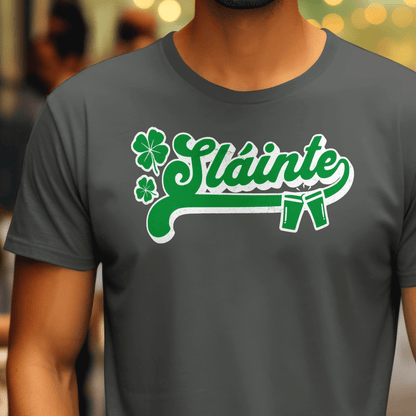Sláinte, Ireland T-Shirt Charcoal / S